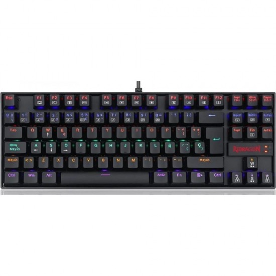 REDRAGON K552 Kumara Rainbow Mechanical Gaming Keyboard (RED Switch )
